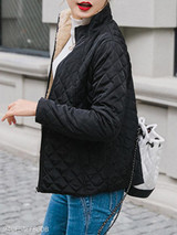 Band Collar Plain Coat