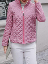 Band Collar Plain Coat