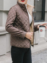 Band Collar Plain Coat