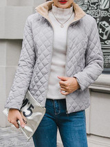 Band Collar Plain Coat