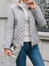Band Collar Plain Coat