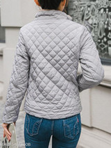Band Collar Plain Coat