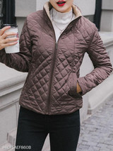 Band Collar Plain Coat