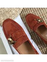 Plain Flat Velvet Round Toe Date Office Comfort Flats