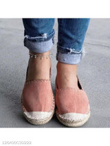 Plain Flat Velvet Round Toe Casual Date Comfort Flats