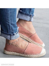 Plain Flat Velvet Round Toe Casual Date Comfort Flats
