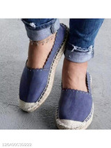 Plain Flat Velvet Round Toe Casual Date Comfort Flats