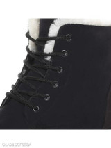 Plain Flat Velvet Criss Cross Round Toe Casual Date Outdoor Short Flat Boots