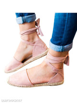 Plain Flat Velvet Ankle Strap Round Toe Casual Date Flat Sandals