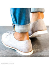 Plain Flat Velvet Criss Cross Round Toe Casual Outdoor Comfort Flats