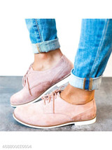 Plain Flat Velvet Criss Cross Round Toe Casual Outdoor Comfort Flats