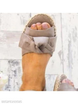 Plain Flat Velvet Ankle Strap Peep Toe Casual Date Flat Sandals