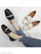 Plain Flat Round Toe Date Comfort Flats