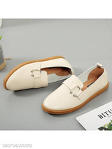 Plain Flat Round Toe Date Outdoor Comfort Flats