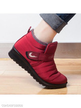 Plain Flat Round Toe Casual Ankle Flat Boots