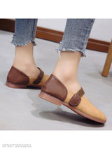 Plain Flat Round Toe Casual Date Comfort Flats