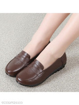 Plain Flat Round Toe Casual Date Comfort Flats