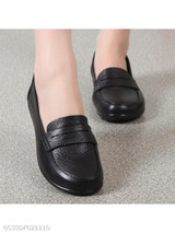 Plain Flat Round Toe Casual Date Comfort Flats