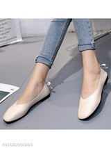 Plain Flat Round Toe Casual Date Office Flat & Loafers