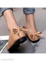 Plain Flat Round Toe Casual Date Office Flat & Loafers