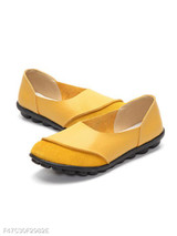 Plain Flat Round Toe Casual Flat & Loafers