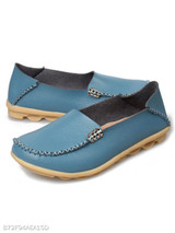 Plain Flat Round Toe Casual Flat & Loafers