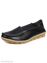 Plain Flat Round Toe Casual Flat & Loafers