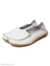Plain Flat Round Toe Casual Flat & Loafers