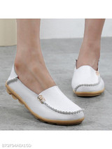 Plain Flat Round Toe Casual Flat & Loafers