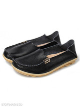 Plain Flat Round Toe Casual Flat & Loafers