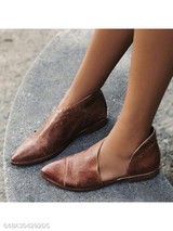 Plain Flat Point Toe Outdoor Flat & Loafers