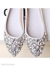 Plain Flat Point Toe Date Office Flat & Loafers