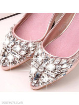 Plain Flat Point Toe Date Office Flat & Loafers