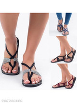 Plain Flat Ankle Strap Peep Toe Casual Flat Sandals