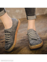 Plain Flat Elastic Round Toe Casual Flat & Loafers
