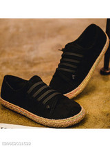 Plain Flat Elastic Round Toe Casual Flat & Loafers
