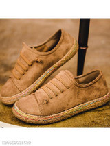 Plain Flat Elastic Round Toe Casual Flat & Loafers