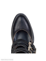 Plain Chunky Low Heeled Round Toe Casual Date Ankle Flat Boots