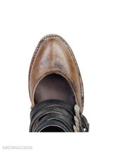 Plain Chunky Low Heeled Round Toe Casual Date Ankle Flat Boots