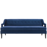 Concur Button Tufted Performance Velvet Sofa