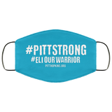 Eli Our Warrior 'Pitt Strong'  Face Mask