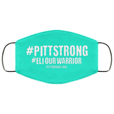 Eli Our Warrior 'Pitt Strong'  Face Mask