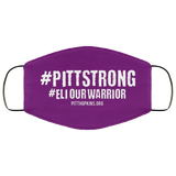 Eli Our Warrior 'Pitt Strong'  Face Mask