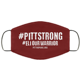 Eli Our Warrior 'Pitt Strong'  Face Mask