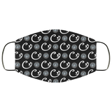 Pitt Smiley and Heart Face Mask
