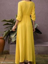 V Neck Printed Maxi Dress V Neck Printed Maxi Dress