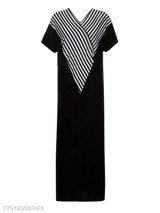 V Neck Striped Maxi Dress V Neck Striped Maxi Dress