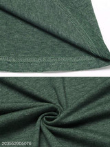 V Neck Loose Fitting Patchwork Color Block Long Sleeve T-Shirts