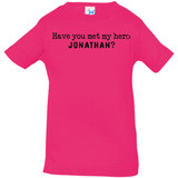 Jonathan Definition of a Hero Infant Tee