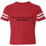 Jonathan Definition of a Hero Toddler Striped Tee